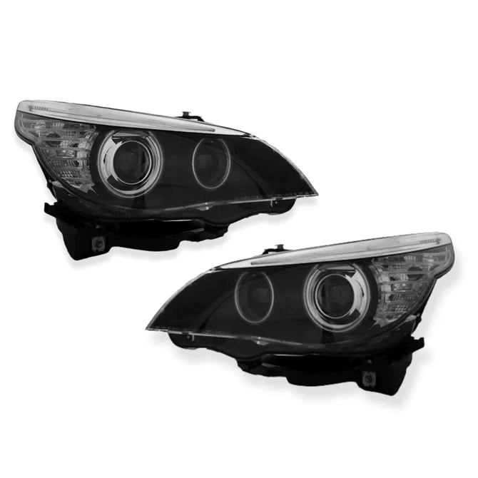 Koplampen D1S - BMW E60 / E61 - CCFL Angel Eyes - LCI Look | 05-07 - Beamerstyling.nl