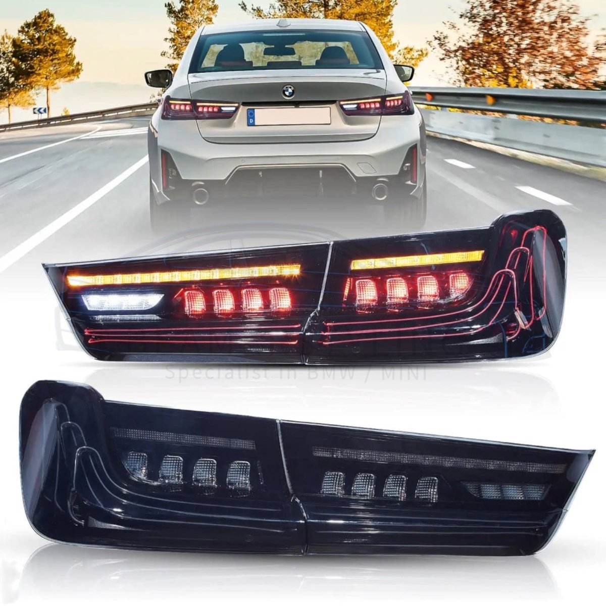 Laser Achterlichten - BMW G20 Sedan - Smoke | 2019 - 2025 - Beamerstyling.nl