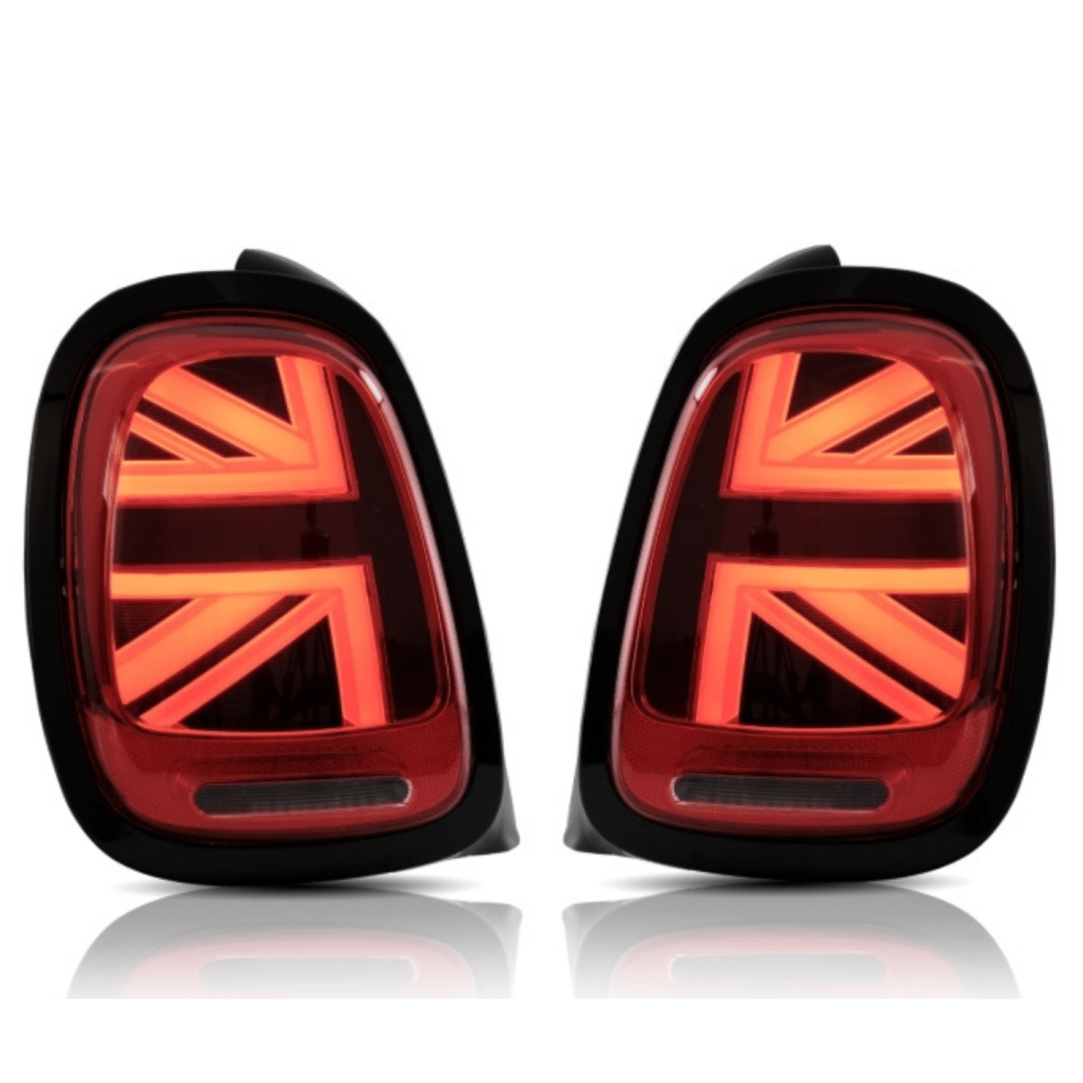 LED Achterlichten - Mini F55 F56 F57 - Rood - Union Jack Design - Dynamisch | 14-20 - Beamerstyling.nl