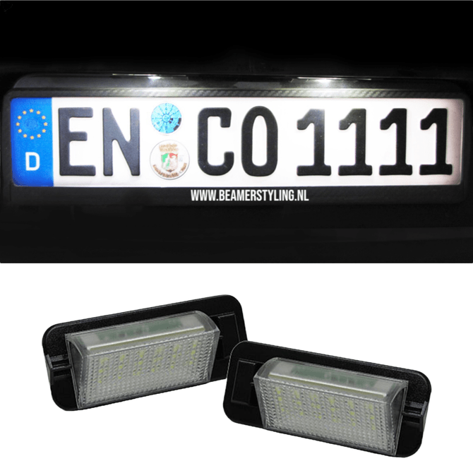LED Kenteken Verlichting - BMW 3 Serie E36 - 6000K Wit LED - Beamerstyling.nl