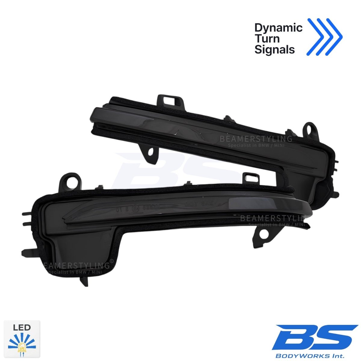 LED Knipperlichten - BMW F40 / F44 / F39 / F48 / G29 - In Spiegels - Smoke - Dynamisch | 2018+ - Beamerstyling.nl