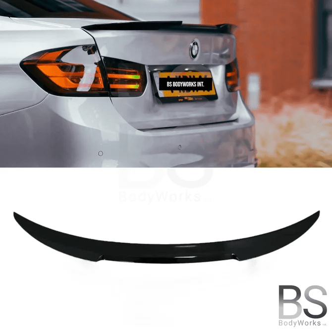 M4 Look Spoiler - BMW 3 Serie F30 Sedan - Hoogglans Zwart | 11-19 - Beamerstyling.nl
