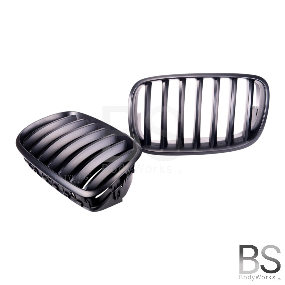 Nieren - BMW X5 E70 / X6 E71 - Mp Look - Mat Zwart | 2006 - 2014 - Beamerstyling.nl