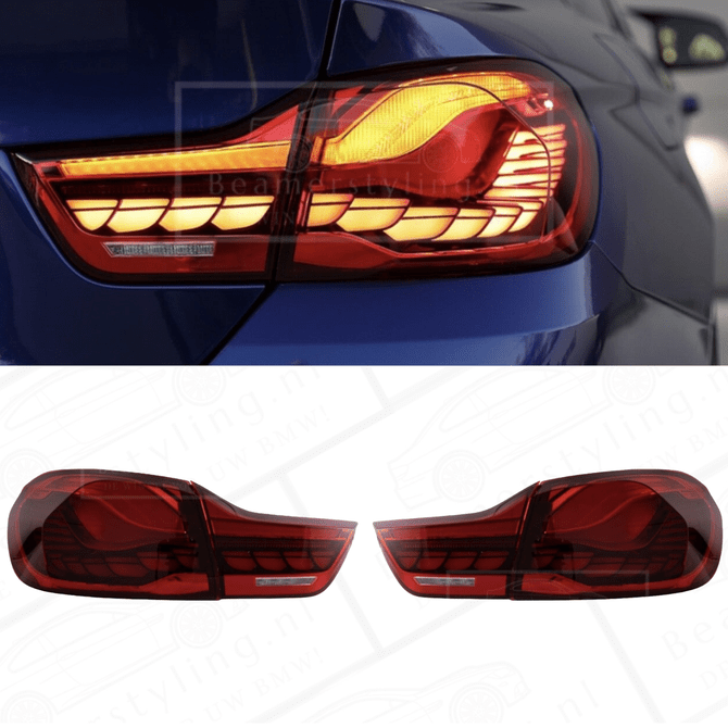 OLED Achterlichten - BMW F32 / F33 / F36 - Cs Look - Rood - Beamerstyling.nl