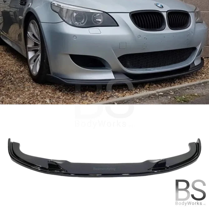 Front Lip - BMW E60 M5 & E61 M5 - Hamann Style - Hoogglans Zwart | 03-10