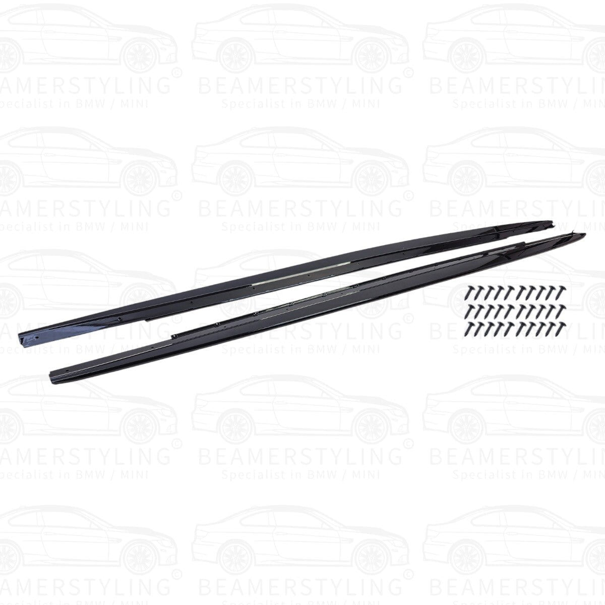 Side skirts extensions - BMW 5 Serie G30 / G31 - Hoogglans zwart | 17 - 23 - Beamerstyling.nl
