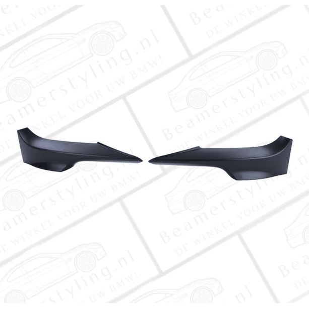Splitters - BMW E92 / E93 - Voor M Pakket - Mat Zwart | 2006-2010 - Beamerstyling.nl