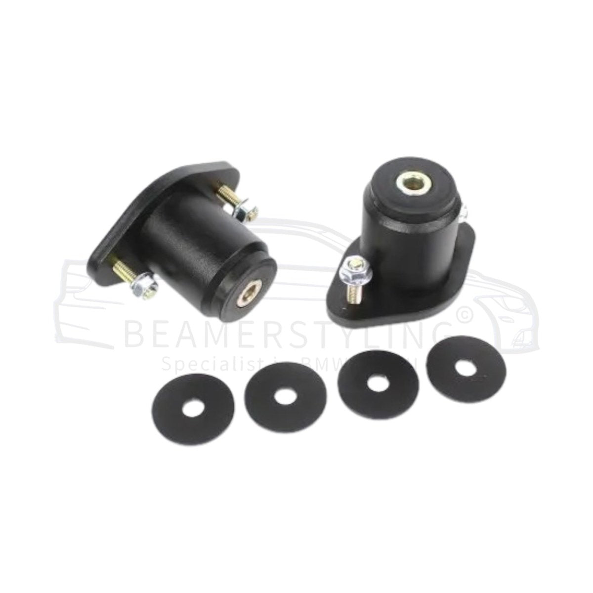 Verhoogde Schokdemper Bevestigingen - BMW 3 Serie E46 - 60Mm - Achter | 98 - 07 - Beamerstyling.nl