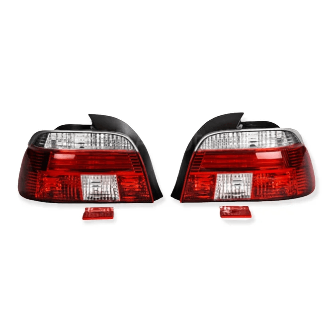 Verlichting Set Achterlichten + Beglazing + Zij-Knippers Facelift Look BMW 5 Serie E39 - Beamerstyling.nl