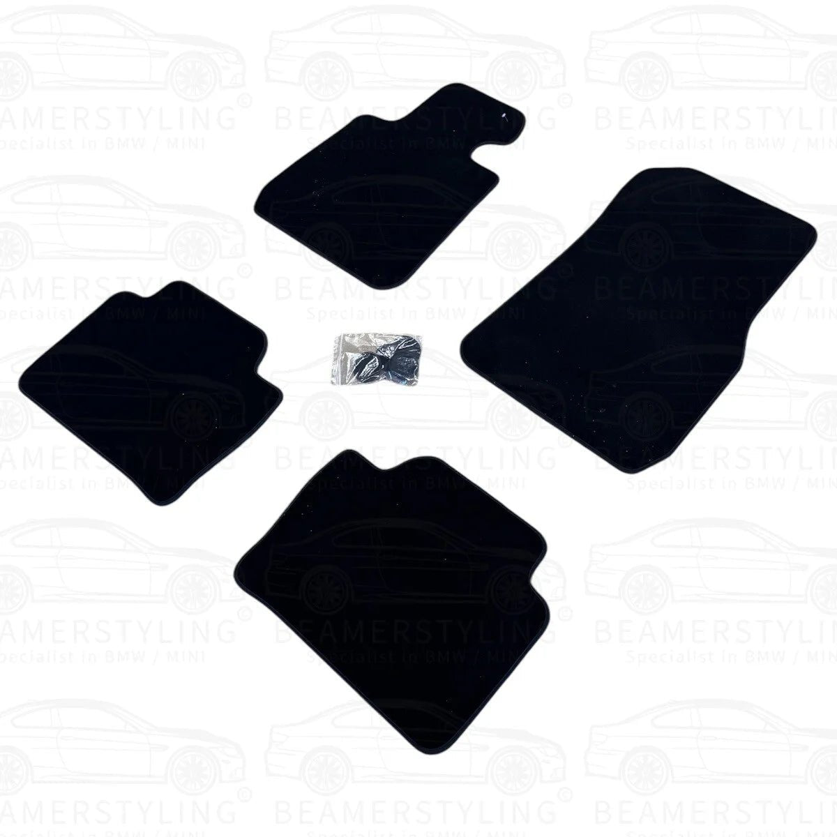 Vloermatten set - BMW 3 Serie F30 / F31 - Premium velours | 2011 - 2019 - Beamerstyling.nl
