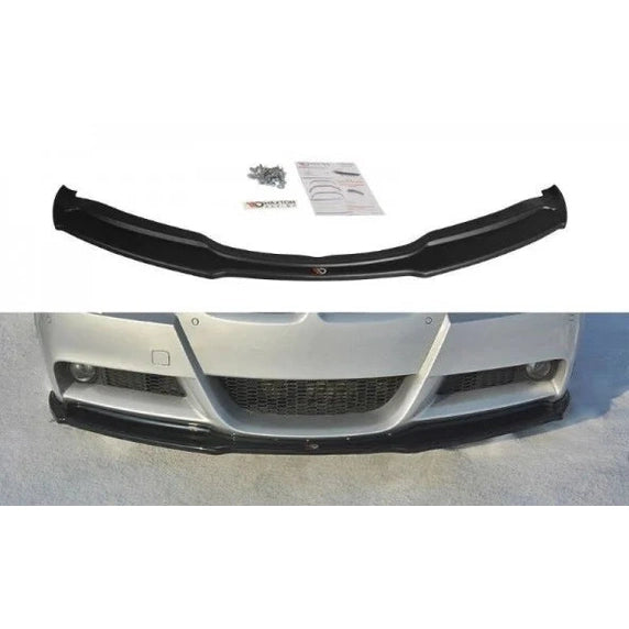 Front Lip - BMW E90 / E91 - Maxton Design | 2005-2008 — Hoogglans Zwart