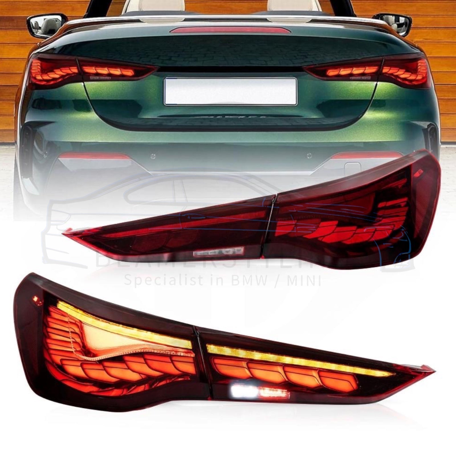 OLED Achterlichten - BMW G22 / G23 / G26 - Rood | 2020+