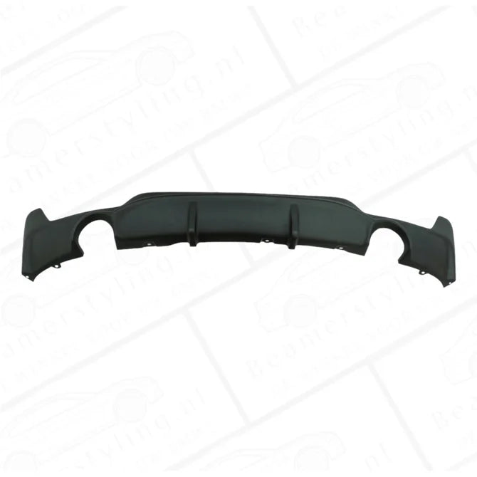 Diffuser - BMW F32 / F33 / F36 - 435I / 440I - M Performance Optiek - Mat Zwart
