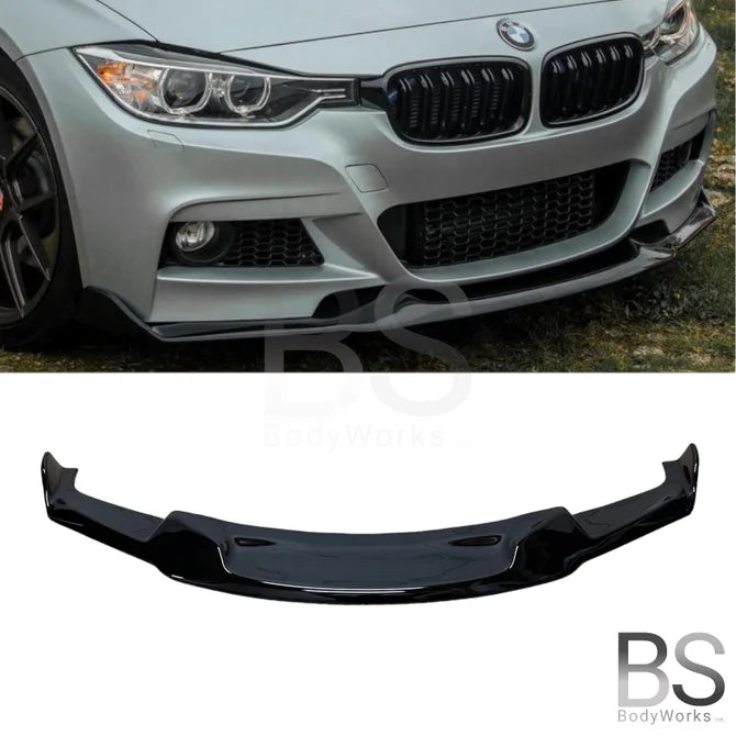 Front Lip - BMW F30 / F31 - Mad Design - Hoogglans Zwart