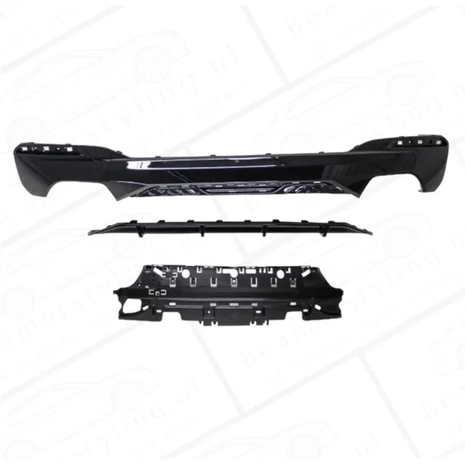 Diffuser - BMW G30 / G31 - M Performance Look - Hoogglans Zwart