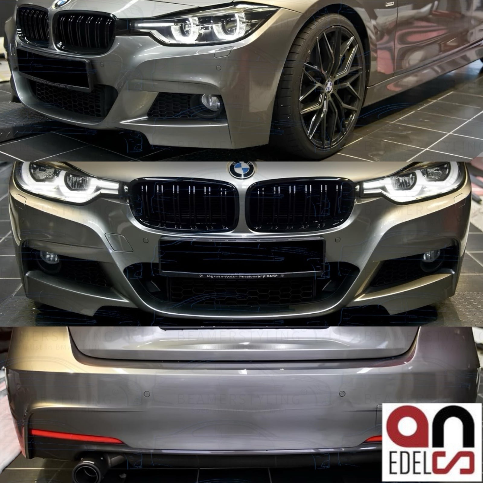 An Bumper Pakket - BMW F30 Sedan - M Pakket Look | 2012-2019