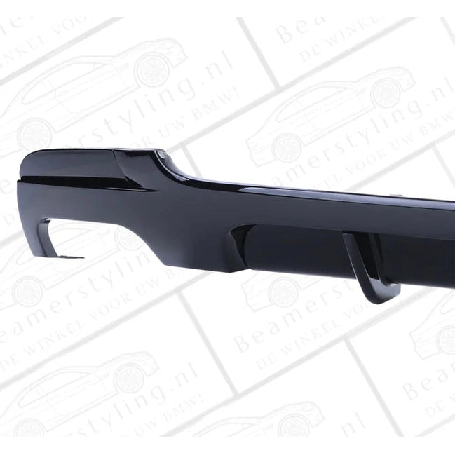 Diffuser - BMW E92 / E93 - M Performance Look - Glanzend Zwart | 2006-2014