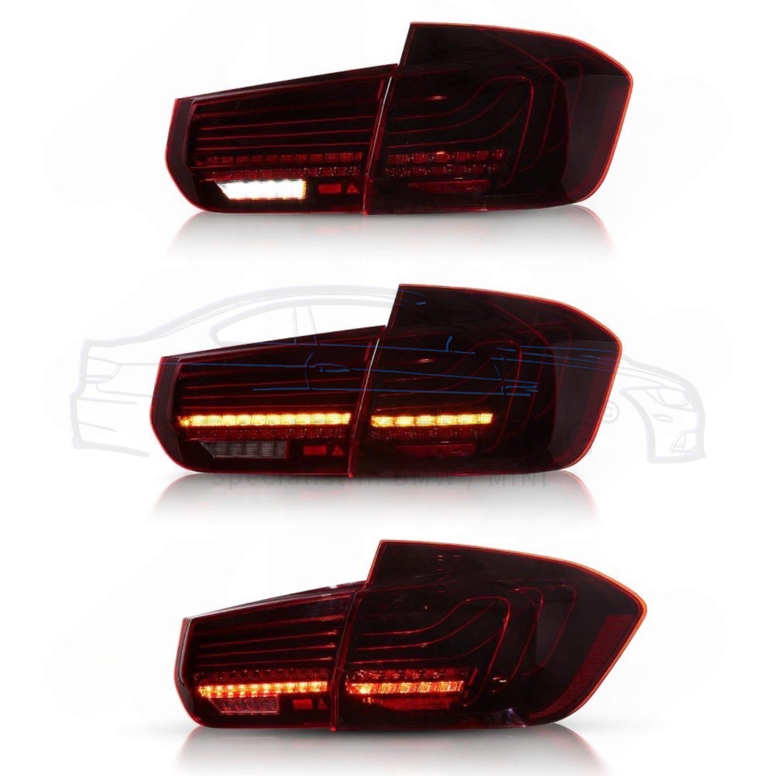 Laser Achterlichten - BMW F30 / F80 - Rood | 2012-2019
