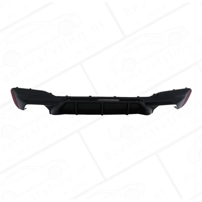 Diffuser - BMW G30 / G31 - M5 Look - Hoogglans Zwart - Incl Sierstukken Hoogglans Zwart