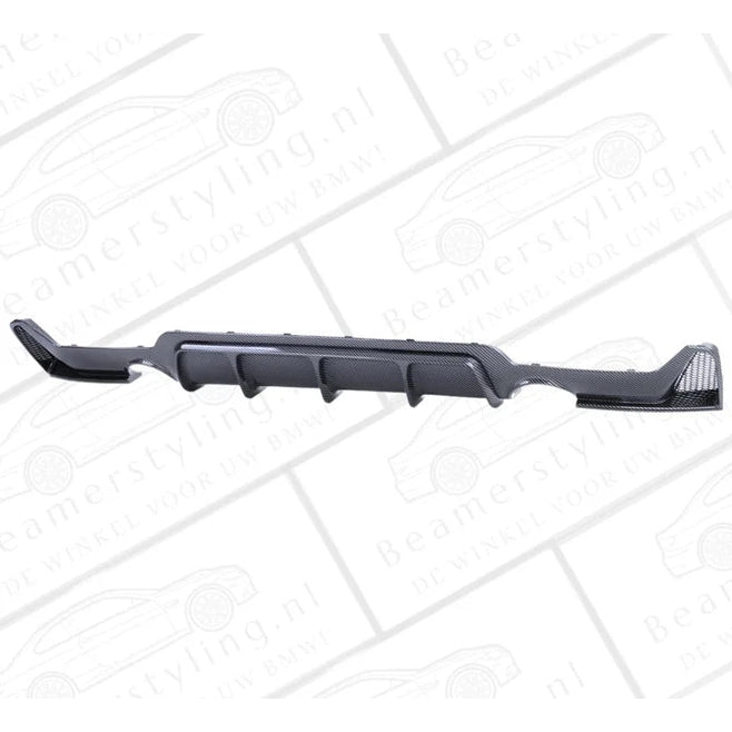 Diffuser - BMW F32 / F33 / F36 - Performance Look - 435I/440I - Carbon Look