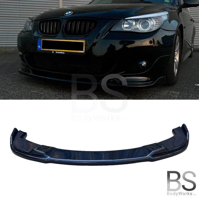 Front Lip - BMW E60 / E61 - Hamann Style - Hoogglans Zwart