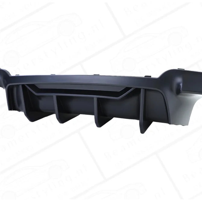 Diffuser - BMW F10 / F11 - M5 Evo Look - Mat Zwart | 2010-2017