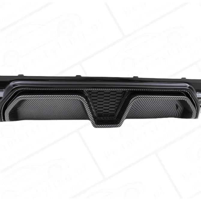 Diffuser - BMW G30 / G31 - M5 Cs Design - Zwart/Carbon