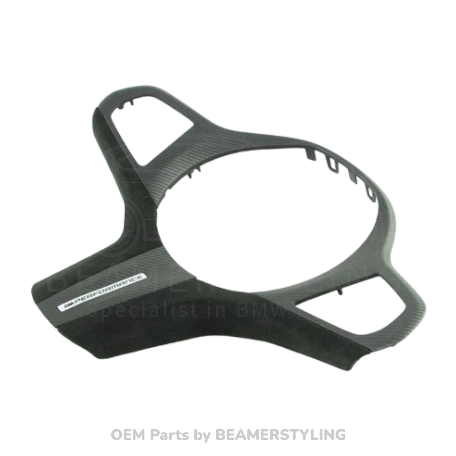 Stuurwiel Afdekking - BMW F40, F44, G42, G87, G20, G21, G28, M3 G80, M3 G81, G22, G23, G26, M4 G82, M4 G83, Z4 G29 - M Performance - Alcantara/Carbon | 32302463594