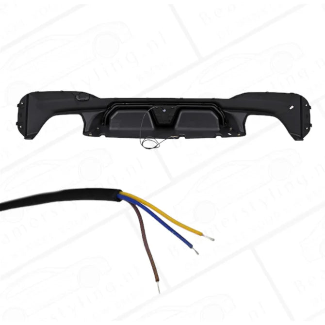 Diffuser - BMW G30 / G31 - M5 Cs Design - Met LED Remlicht