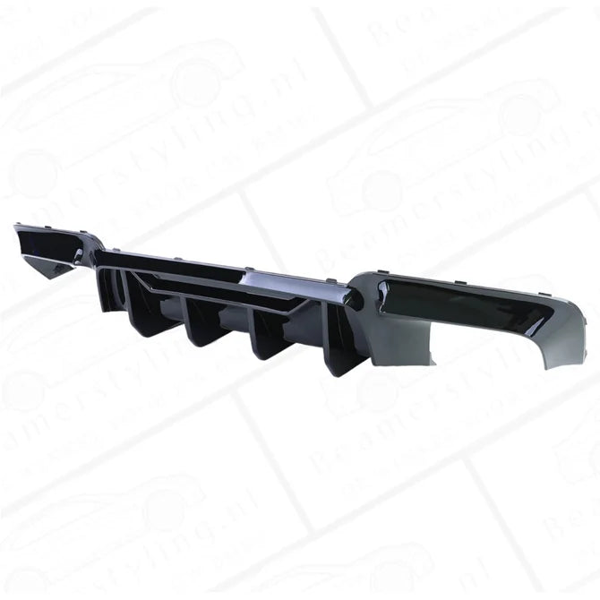Diffuser - BMW F10 / F11 - M5 Evo Look - Glanzend Zwart | 2010-2017