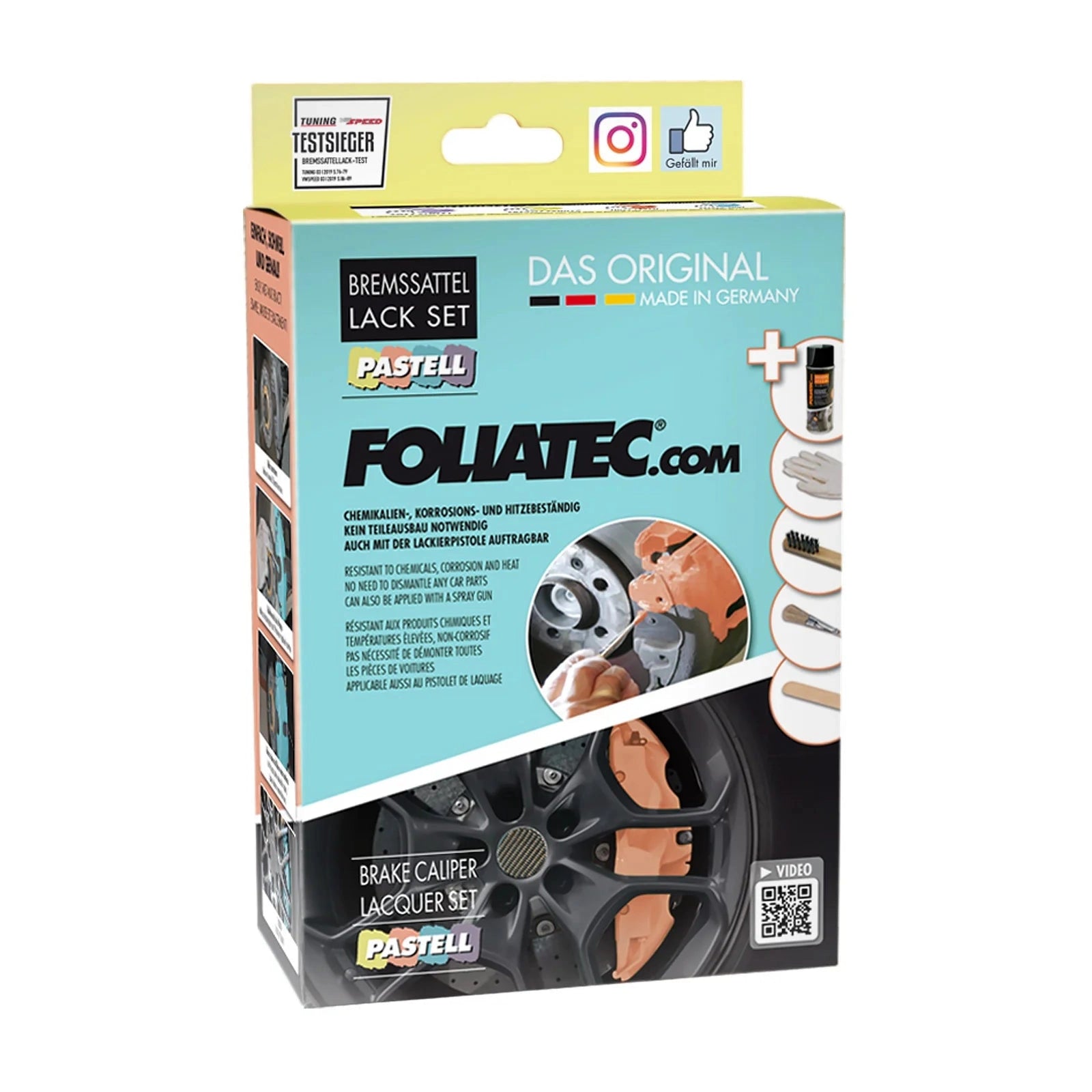 Foliatec® Remklauwverf - 3 Componenten Lak - Complete 7-Delige Kit | Creamy Vanilla