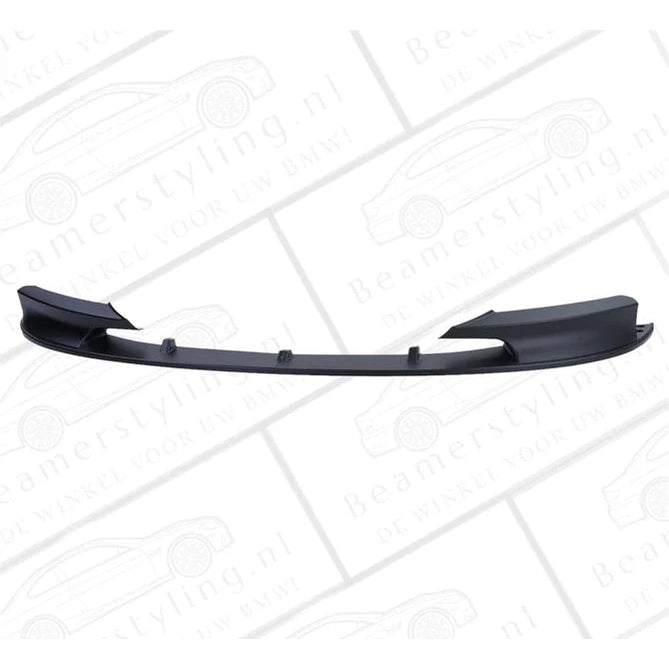 Front Lip - BMW F30 / F31 - Mat Zwart - 2 Delig - Sport Look