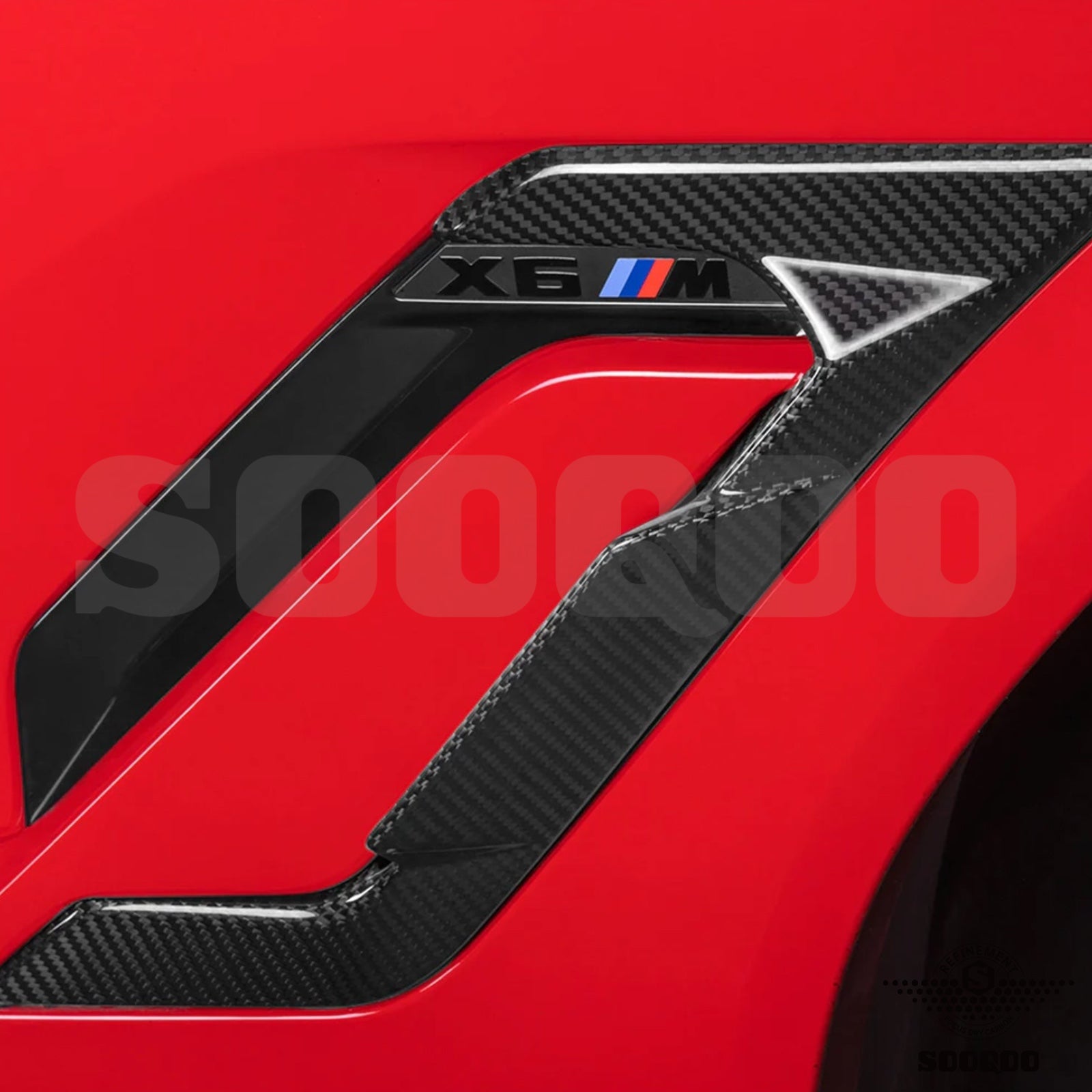 Carbon Fender Covers - BMW X6 M F96LCI - Pre-Preg | Sooqoo