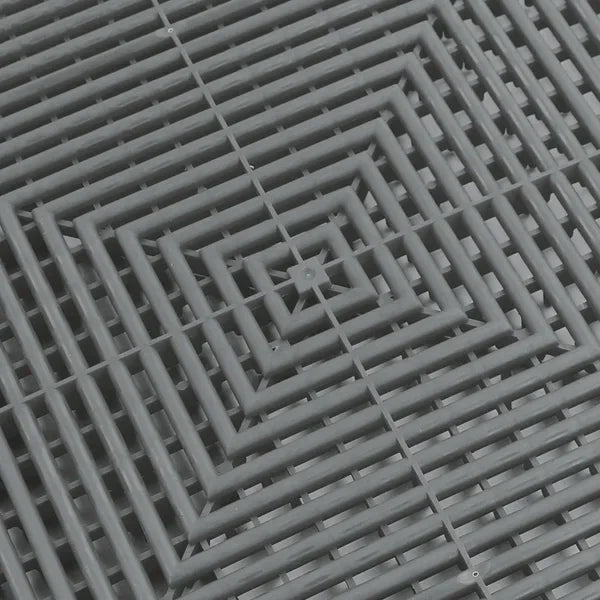 15,68M² Showroom Garagevloer - Grijs/Rood Pijlen - 280Cmx560Cm