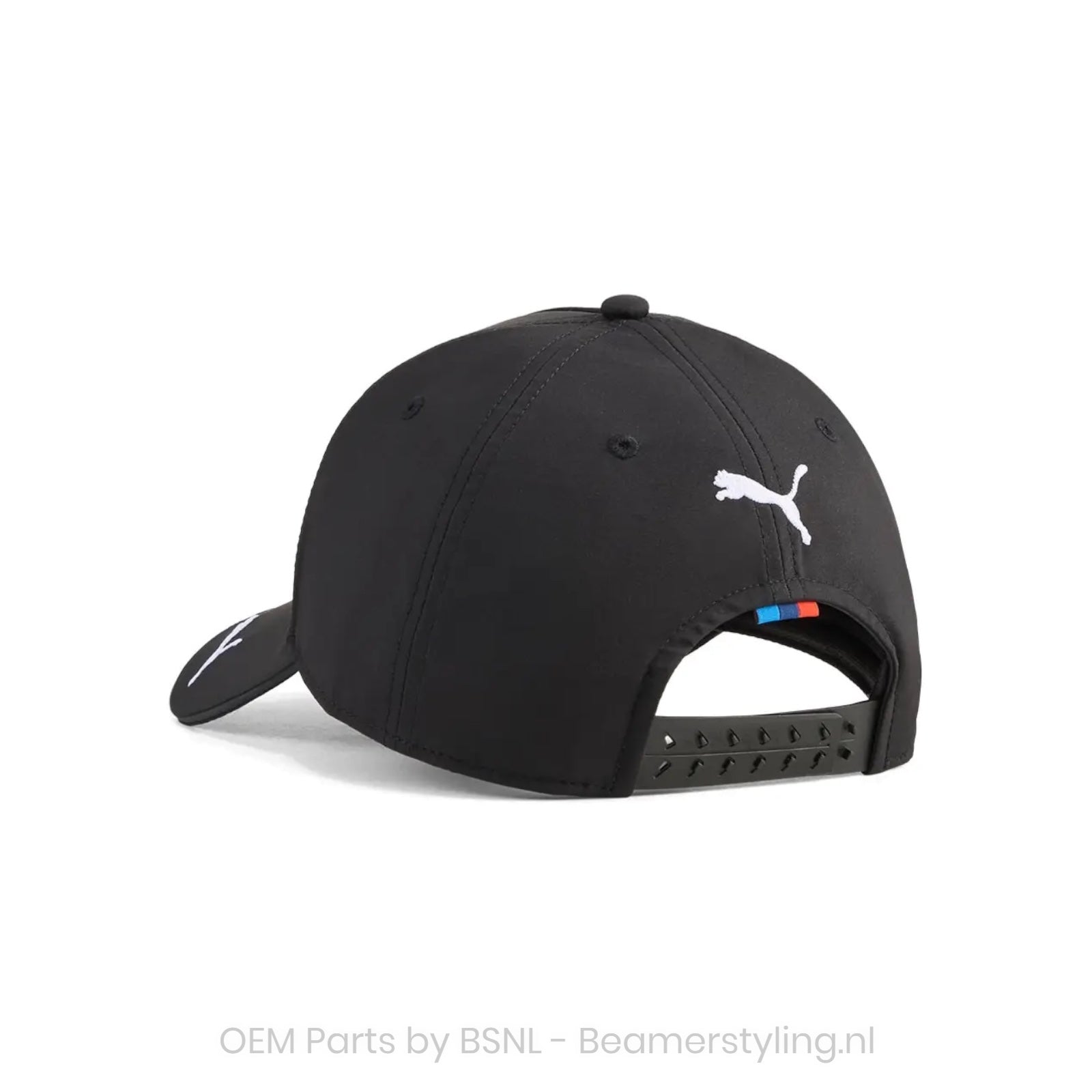 Baseball Pet - BMW M Motorsport Team - Lifestyle Collectie 2026 - Met striping | Zwart