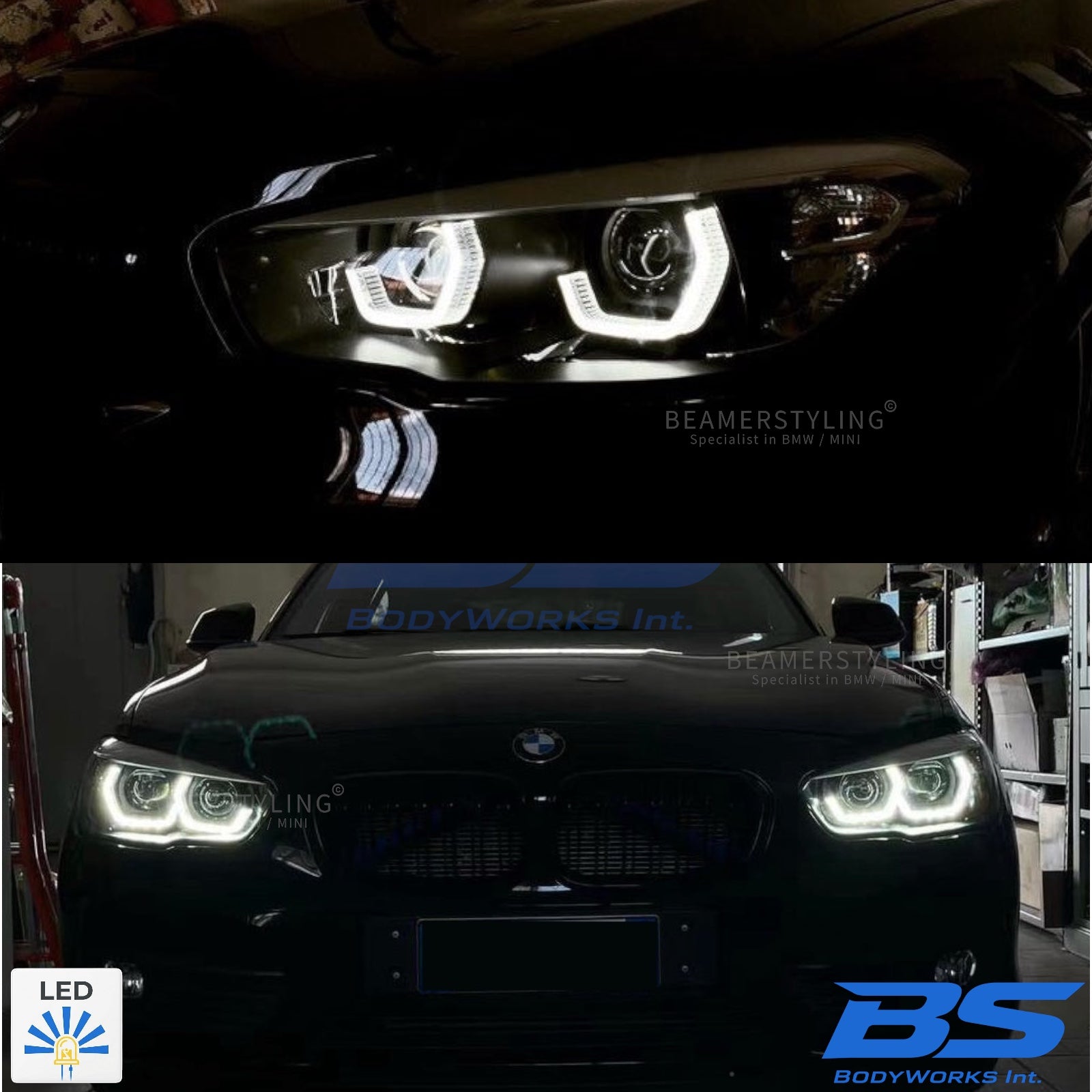 Koplampen set - BMW 1 Serie F20LCI / F21LCI - Full LED | 15-19