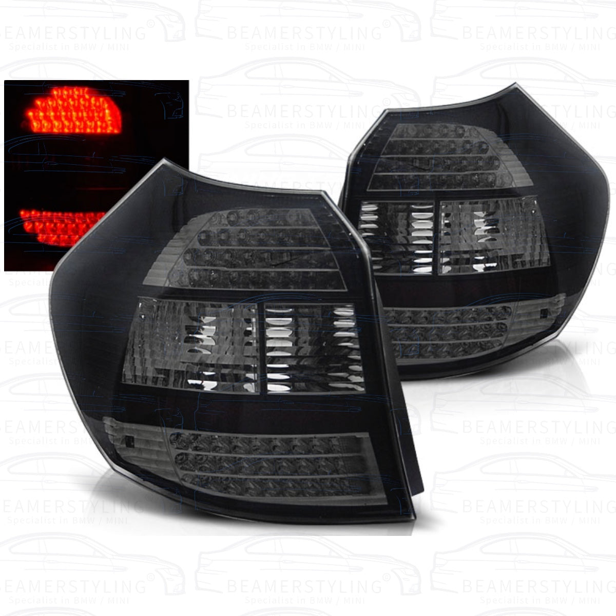 LED Achterlichten Set - BMW 1 Serie E87 - Smoke | 2004-2007