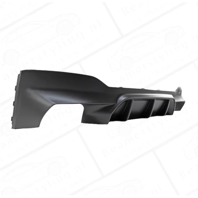 Diffuser - BMW G30 / G31 - M5 Look - Mat Zwart