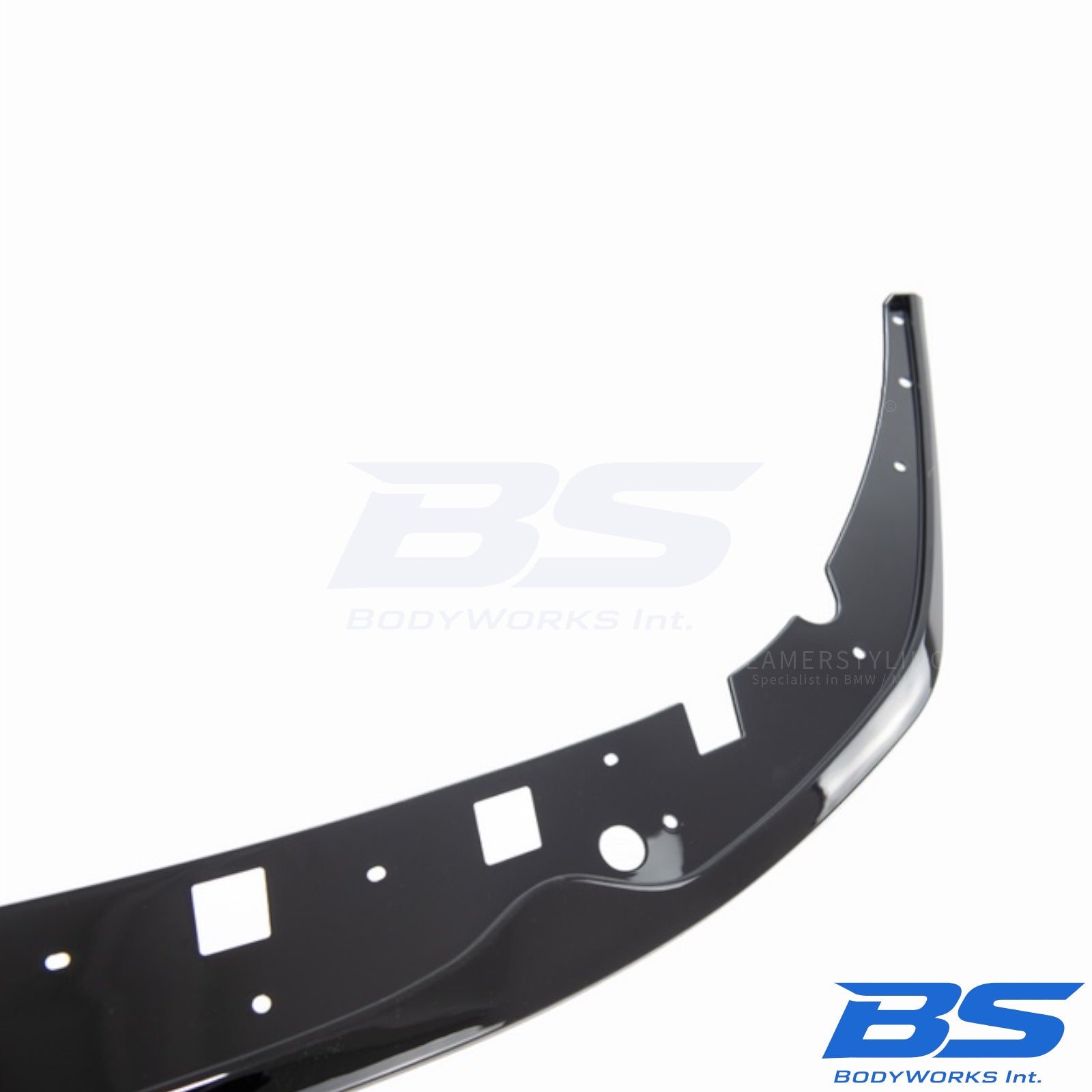 Front lip - BMW 1 Serie F40 - Performance look - Hoogglans Zwart | 2019-2025