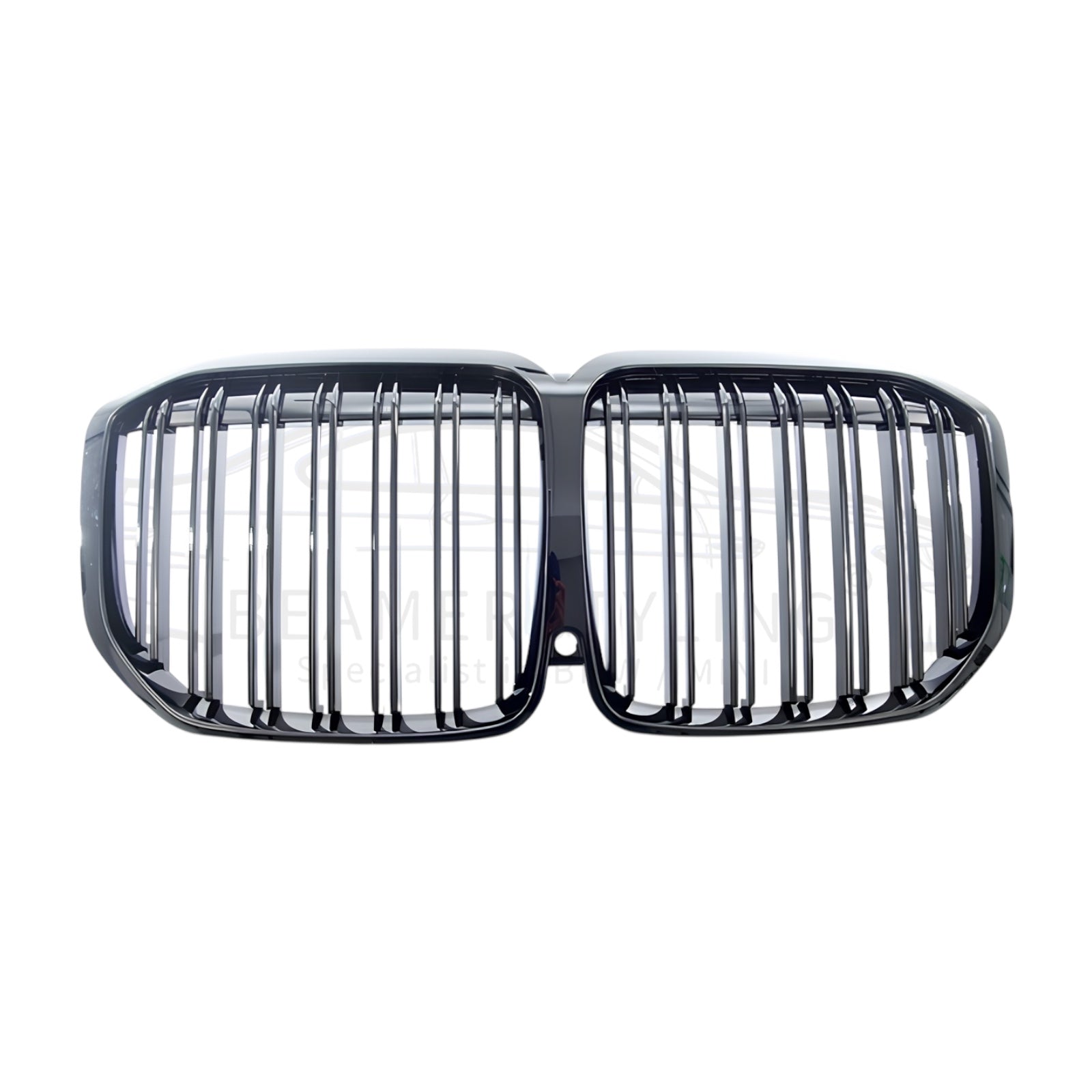 Nieren - BMW X7 G07 - M Look - Met Camera - Hoogglans Zwart | 2019-06/2022