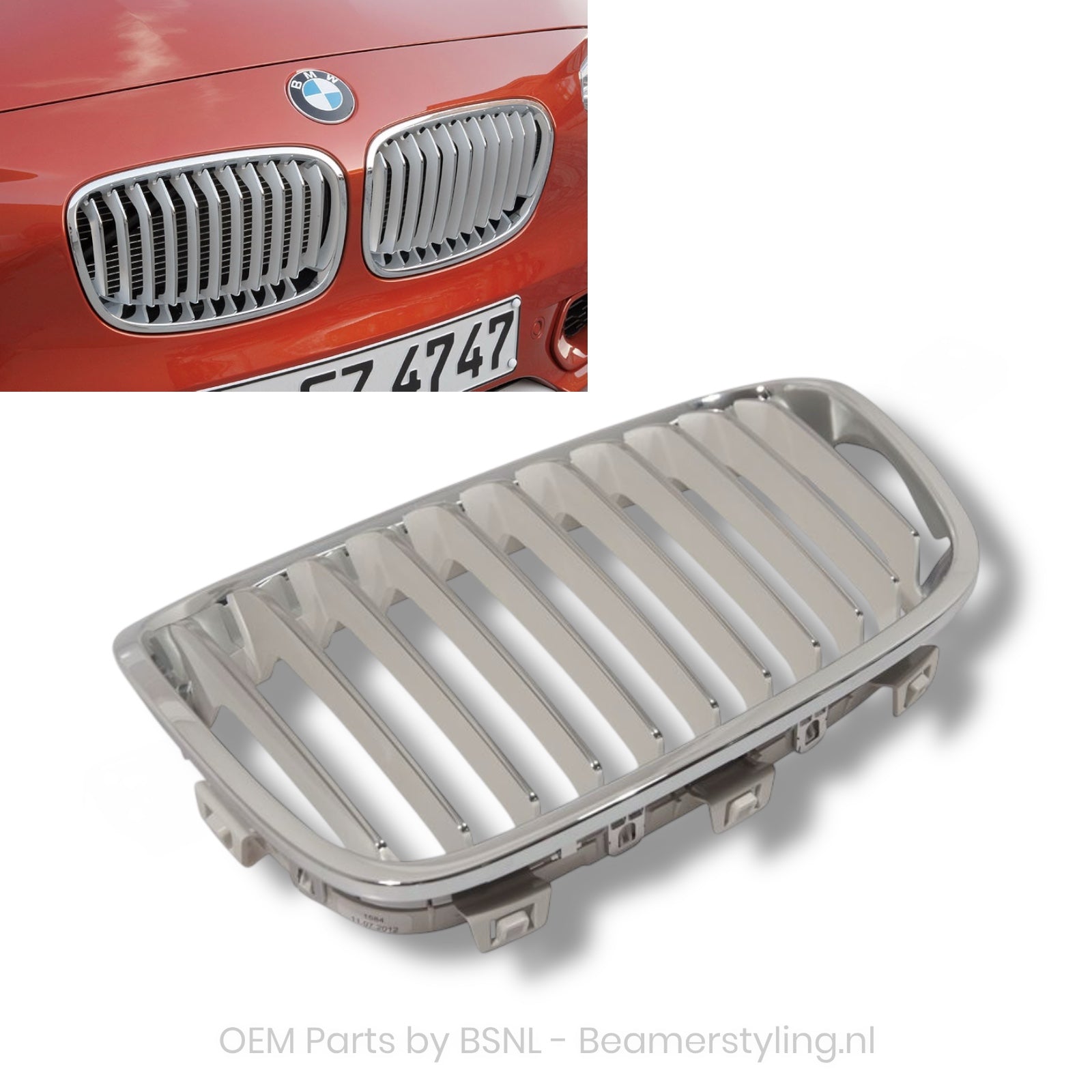 Nieren - BMW 1 Serie F20/F21 - Urban Line - 51137262119-120 | Origineel BMW