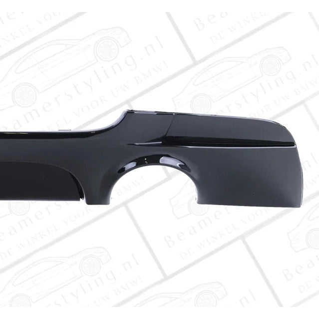 Diffuser - BMW E92 / E93 - M Performance Look - 335I / 335D - Glanzend Zwart | 2006-2014