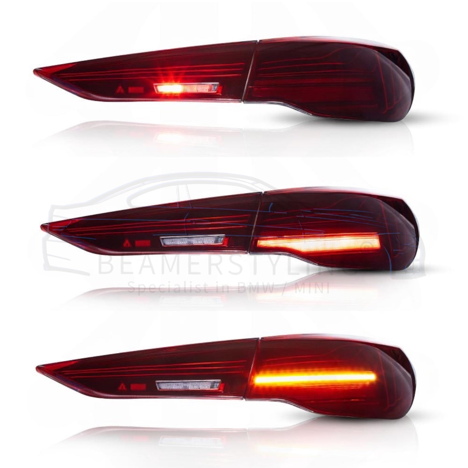 Laser Achterlichten - BMW G22 / G23 / G26 - Rood | 2020+