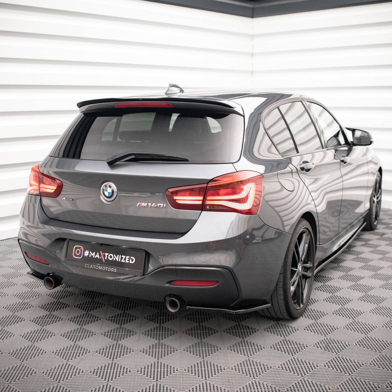Achterbumper Splitters V2 - BMW F20LCI / F21LCI - M Pakket - Maxton Design | 2015-2019