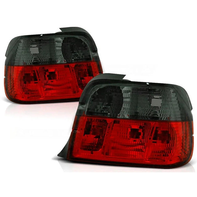 Achterlichten - BMW 3 Serie E36 Compact - Rood / Smoke design