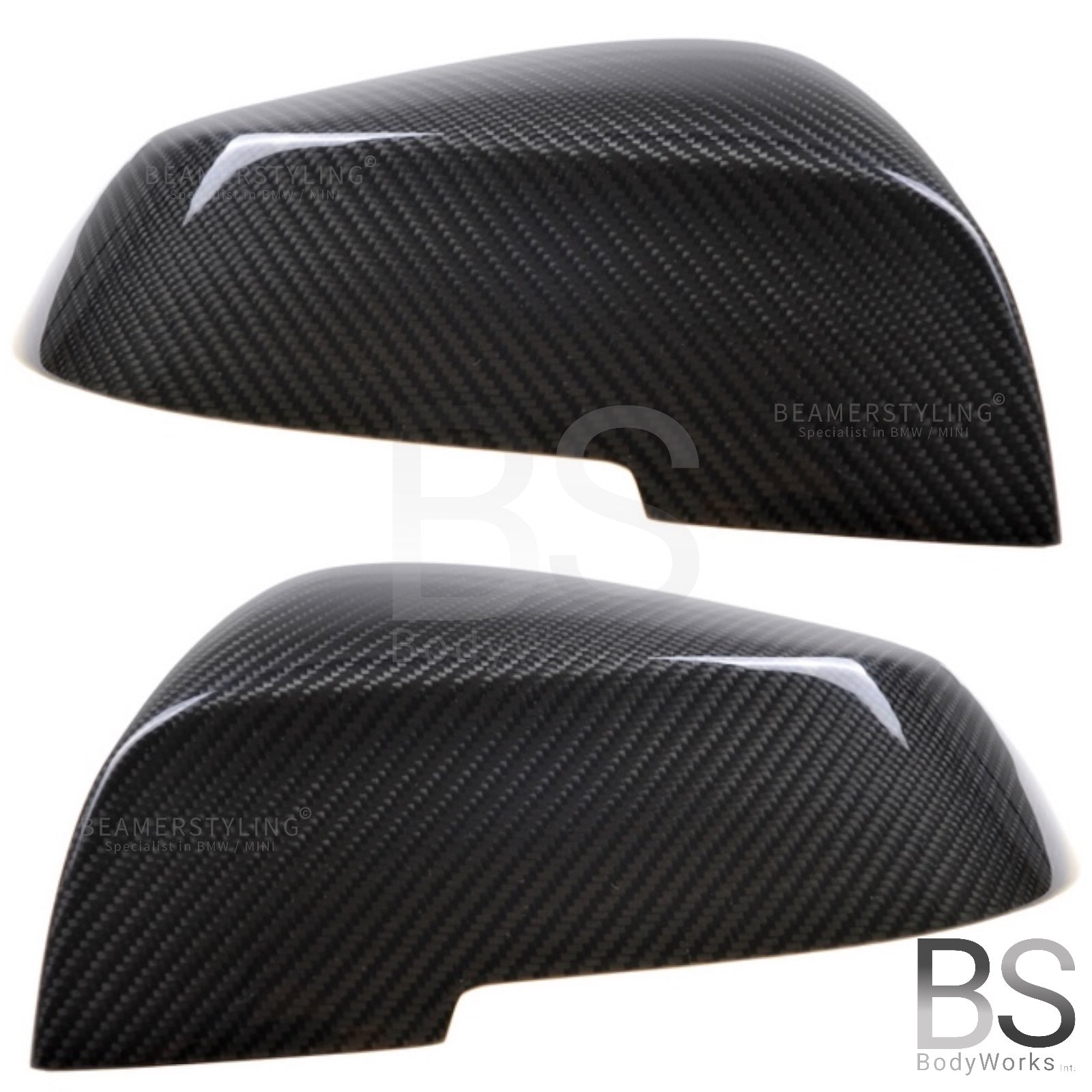 Carbon Spiegelkappen - BMW F20 / F21 / F22 / F87 / F23 / F30 / F31 / F32 / F33 / F34 / F36 / I3 / E84 - Oem Look