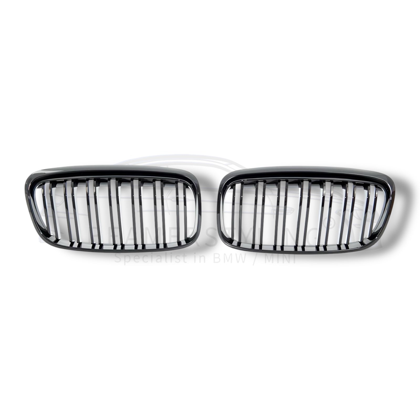 Nieren - BMW 2 Serie F45 / F46 - M Look - Hoogglans Zwart | 14-18