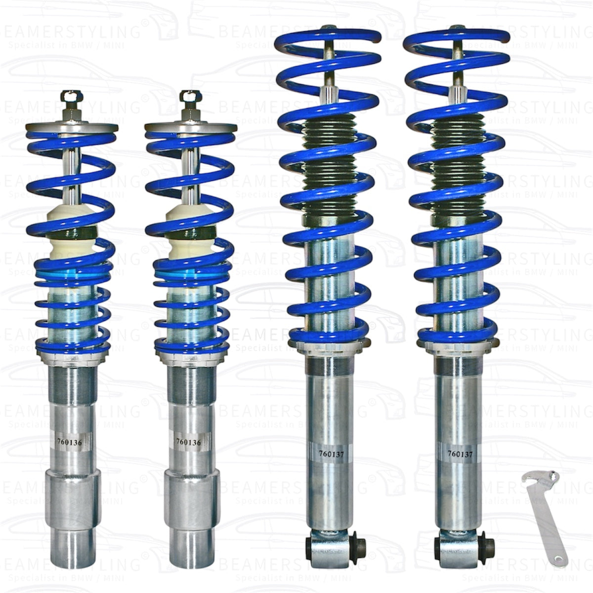 Schroefset - BMW 5 Serie E60 Sedan - JOM BlueLine - VA/AA 25-50mm - Incl. TÜV | 2003-2010