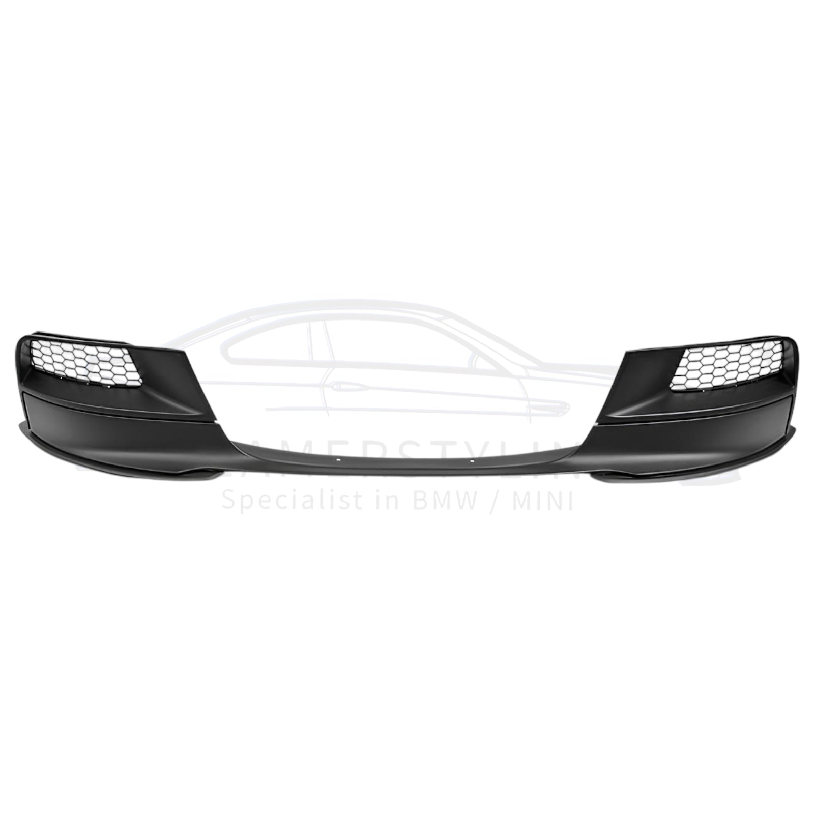 Front Lip - BMW F20 / F21 - M Performance Look - Mat Zwart | 2011-2015