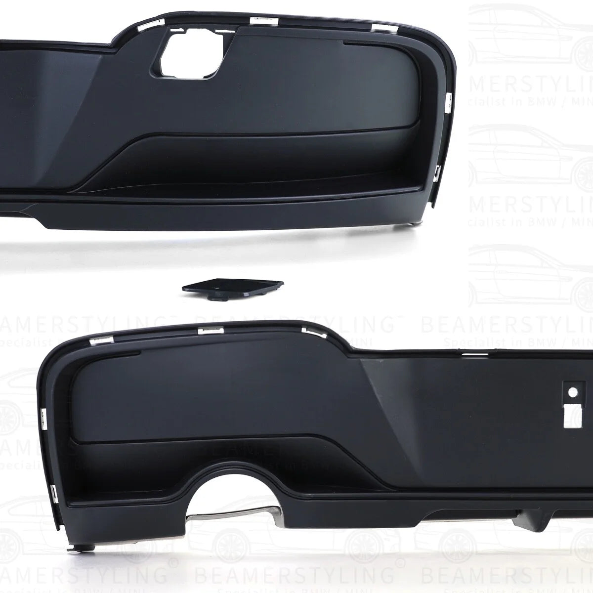 Diffuser - BMW F20 / F21 - M Performance look - 1 Uitlaat links | 11-15